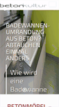 Mobile Screenshot of betonkultur.com
